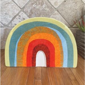 Hallmark 2014 Large Ceramic Rainbow Coin Bank New Collectible